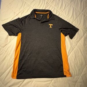 Men's Tennessee Vols Charcoal and Orange Polo Shirt